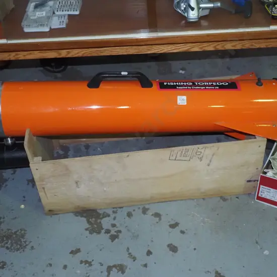 Challenger Marine fishing torpedo, box of accessories - may be incomplete, As Is No Returns