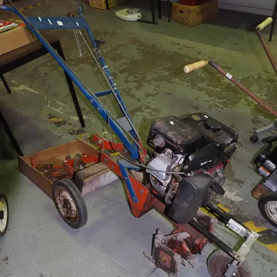 heavy duty 4 stroke 4hp 4 tyne rotary hoe with accessories