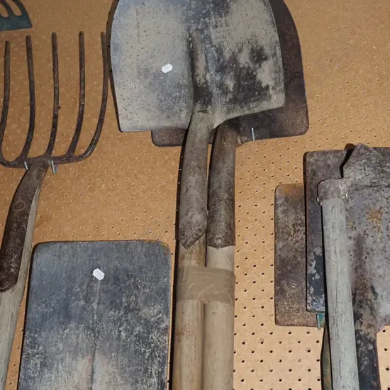 2x shovels