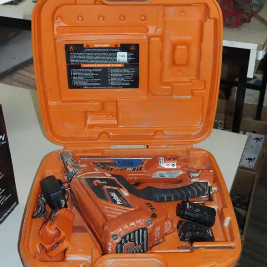 Paslode nail gun - batteries in office