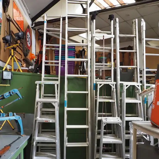 tall alloy extension ladder