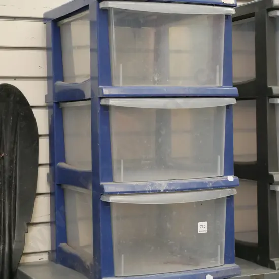 3 drawer plastic chest