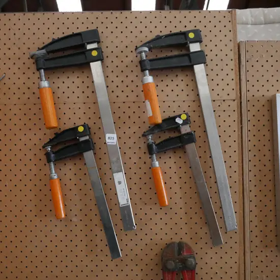 4x F clamps