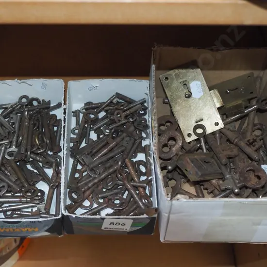 keys and vintage locks