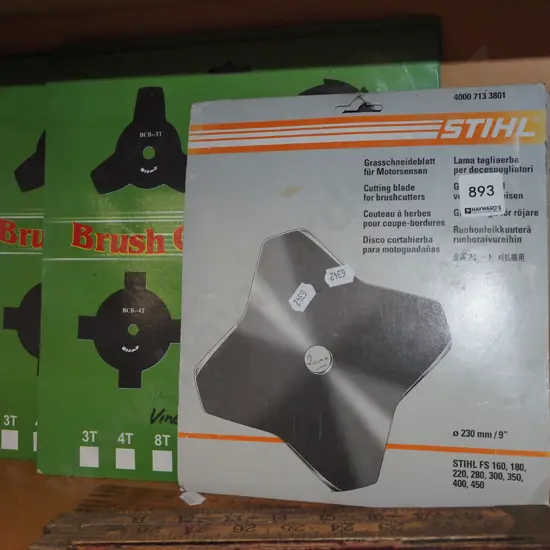 various brush cutting blades