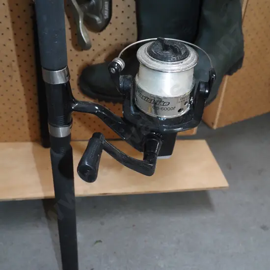 fishing rod and reel