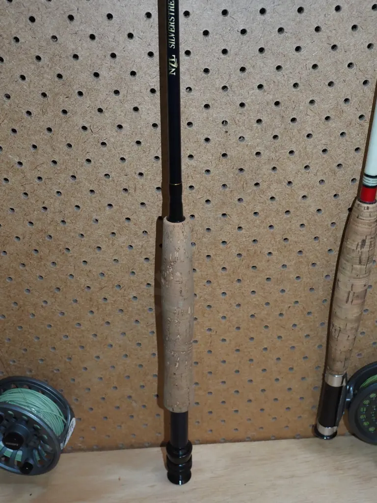 fly fishing rod and carry case - red dots Image 1++