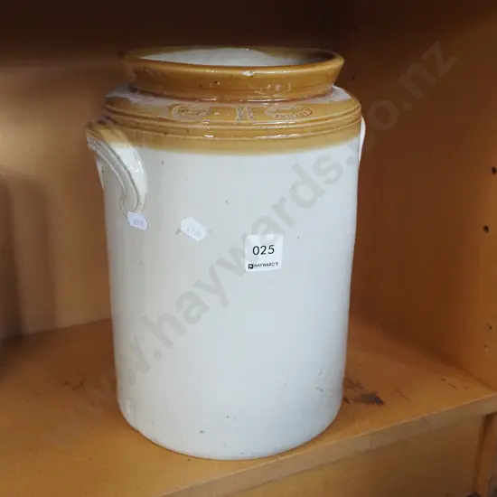 wide mouth storage crock - no lid H280