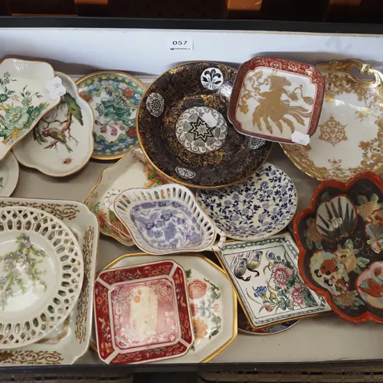 box; bowls and dishes