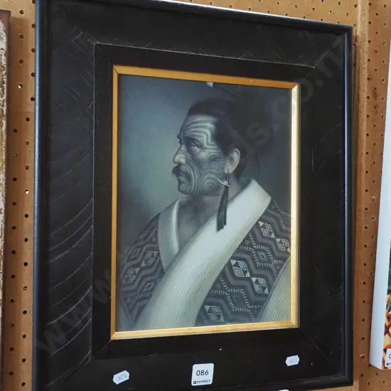 framed Lindauer print