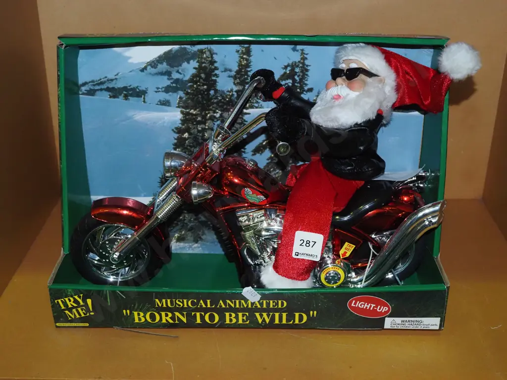 box; musical motorcycle Santa Image 1++
