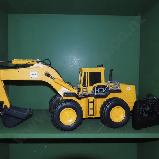 toy plastic digger