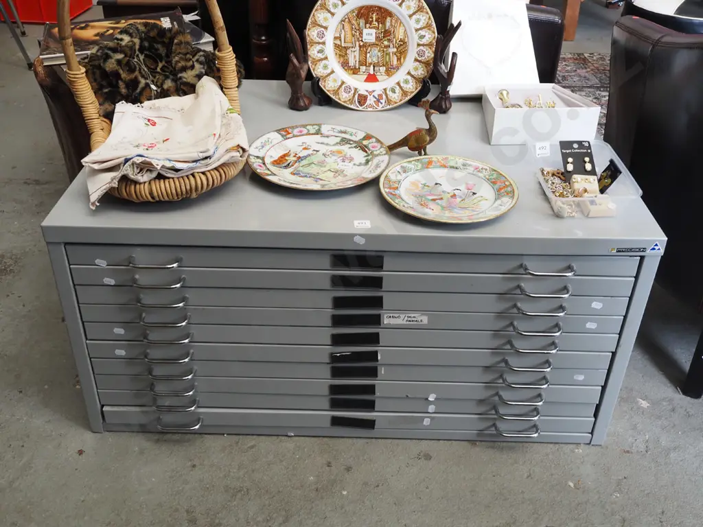 Precision 10 drawer filing cabinet H460 W960 D655 Image 1++