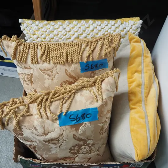 box of cushions