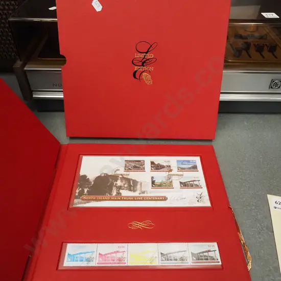 ltd edition railways slip cased stamp set