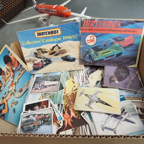 box of collector cards