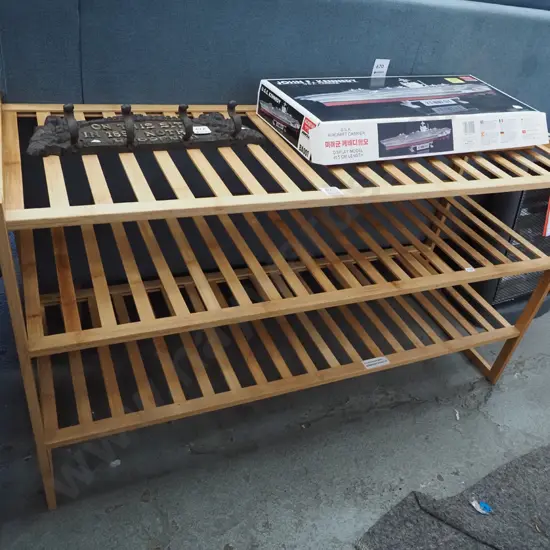 light weight bamboo shelving H520 W910 D330