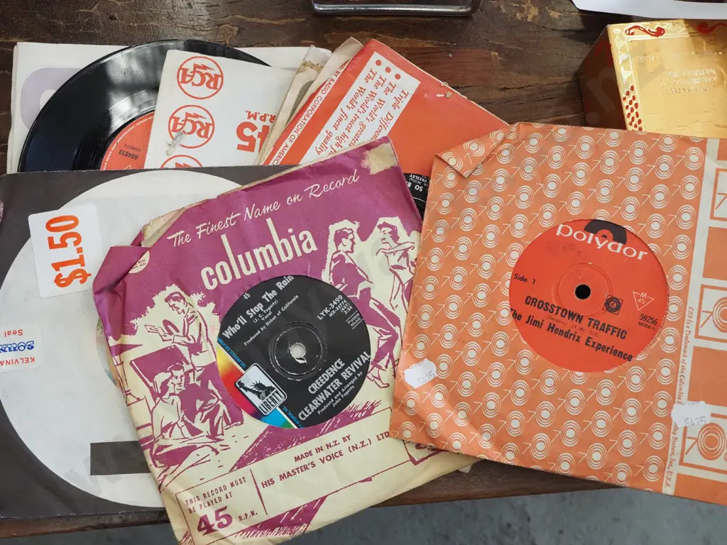 45s; CCr, Jimmy Hendrix etc Image 1++