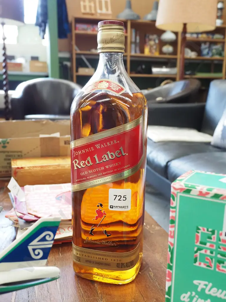 bottle of Johnnie Walker red label 1125ml Image 1++