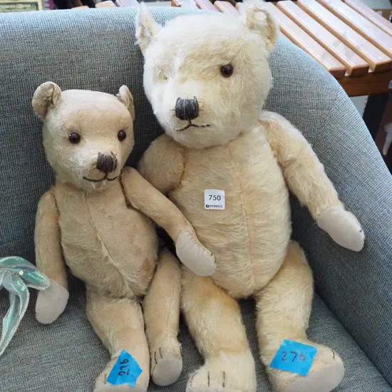 2x vitage teddy bears