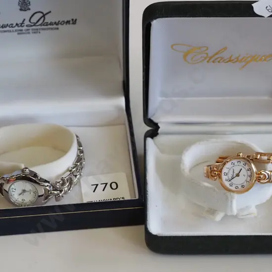 2x cased wristwatches