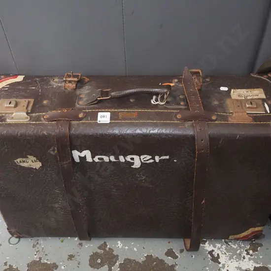 vintage Vulcanite suitcase