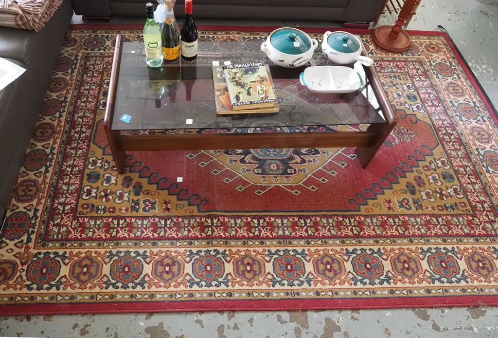 acrylic patterned floor mat L2700 W1780 Image 1++
