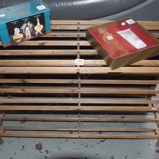 wooden shoe rack