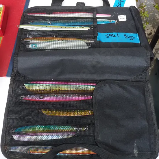 cased fishing jigs