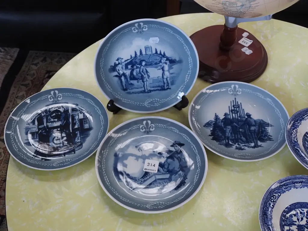 4x Scouting Jamboree plates Image 1++