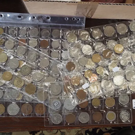 various coins