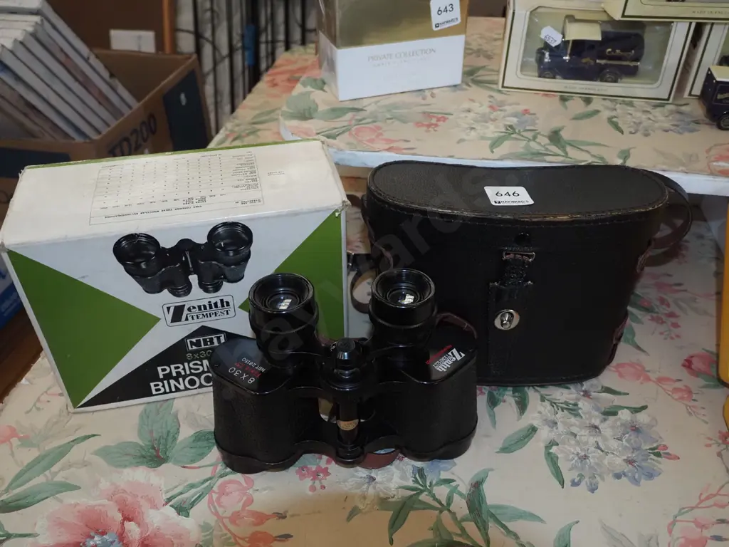 pair of Zenith Tempest 8x30 binoculars Image 1++