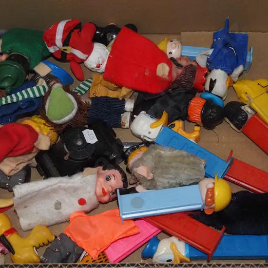 box; pez dispensers