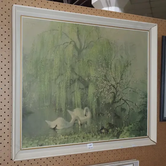 framed Vernon Ward print - framed needs attention
