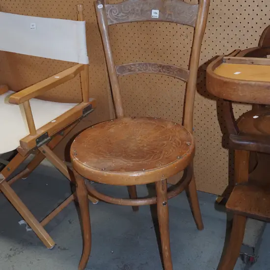 pressed wood dining chair