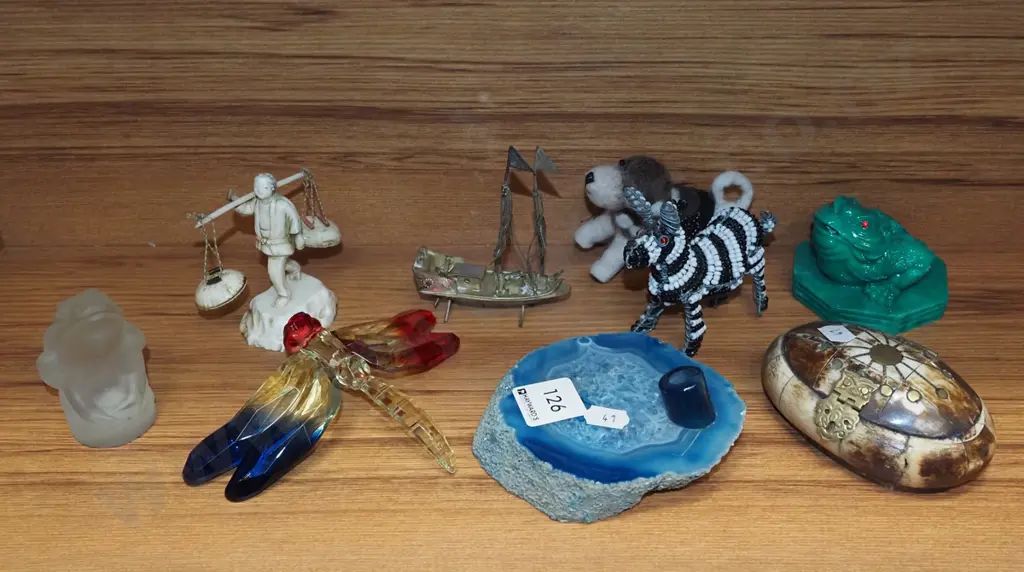 trinket boxes, figurines, model ship etc Image 1++