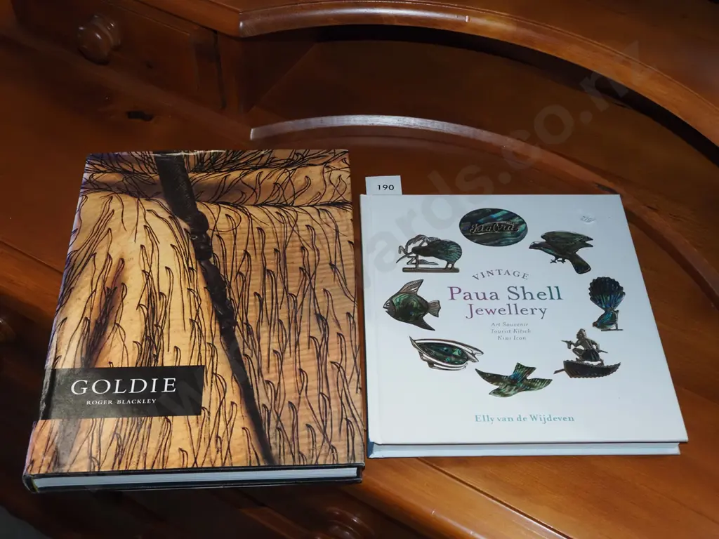 paua shell jewellery book, Goldie art book Image 1++