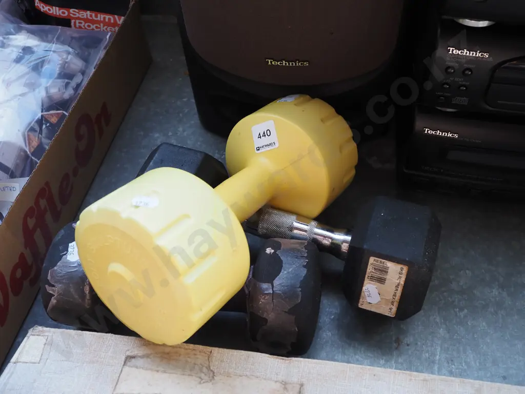 3x hand weights Image 1++