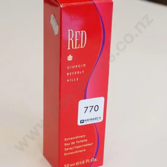 boxed as new Giorgio Beverley Hills Red eau de toilette 50ml