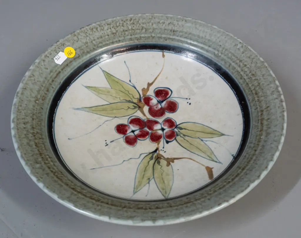 Neil Grant NZ Studio Pottery bowl. H-70 D-300 Image 1++