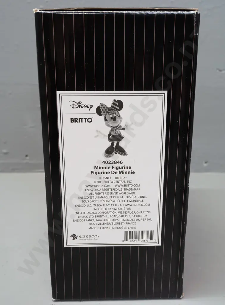 Romero Britto Minnie Mouse figurine H-210 W-190 with original box and hang tag. Image 1++