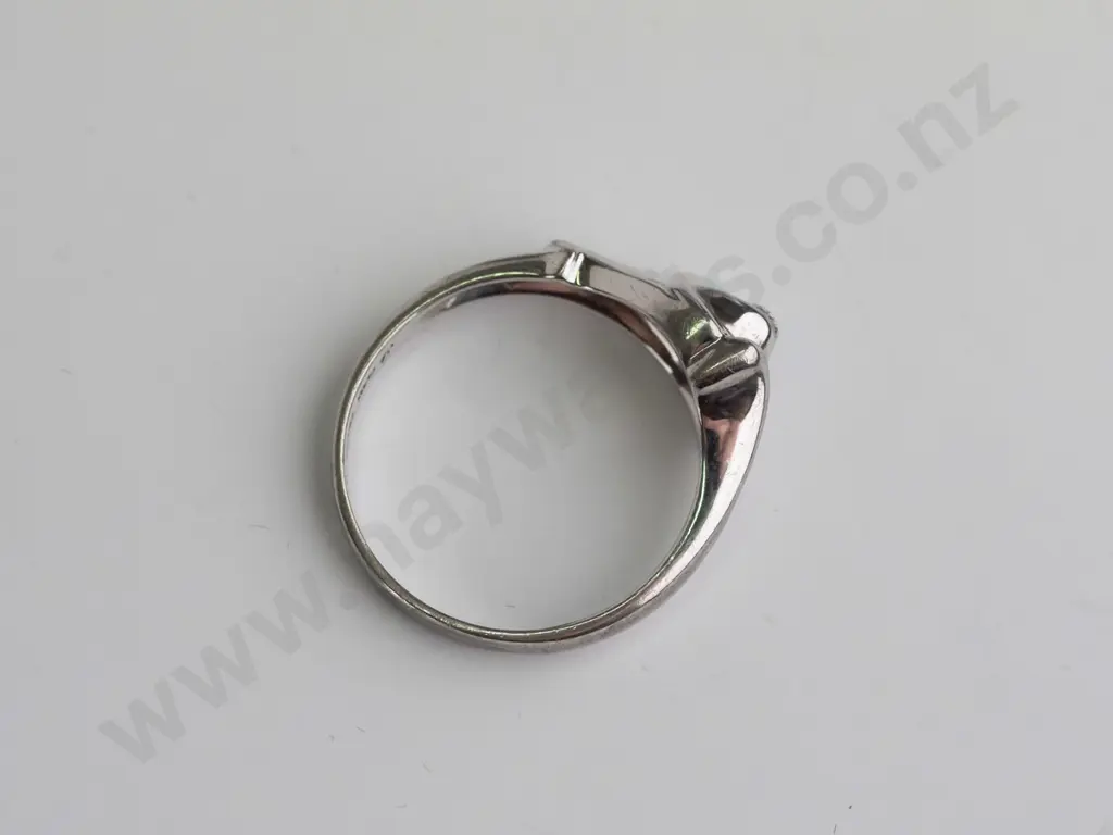 opal sterling silver ring  - size U.5 Image 1++