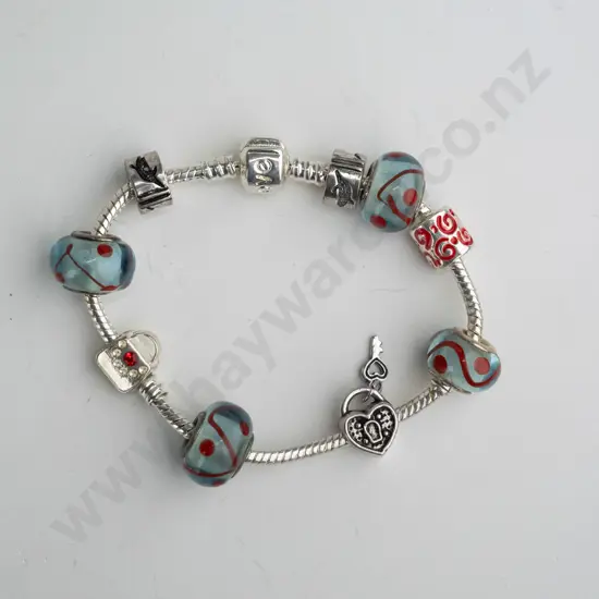 Pandora? bracelet with charms