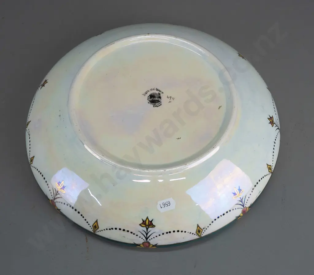 Grimwades Byzanta Ware lustre glaze float bowl - some crazing on exterior H-65 D-290 Image 1++