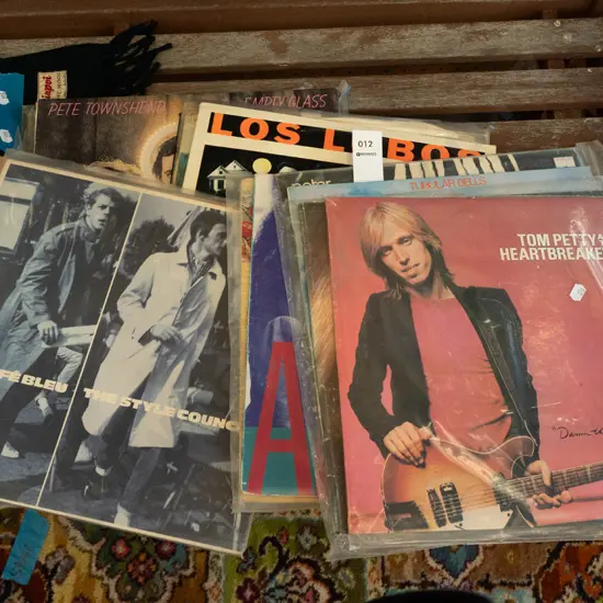 LPs; Tom Petty, Kate Bush etc