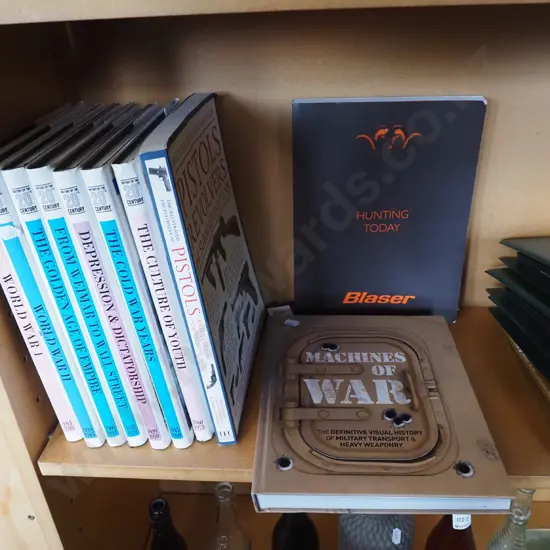 20th century books, hunting book etc