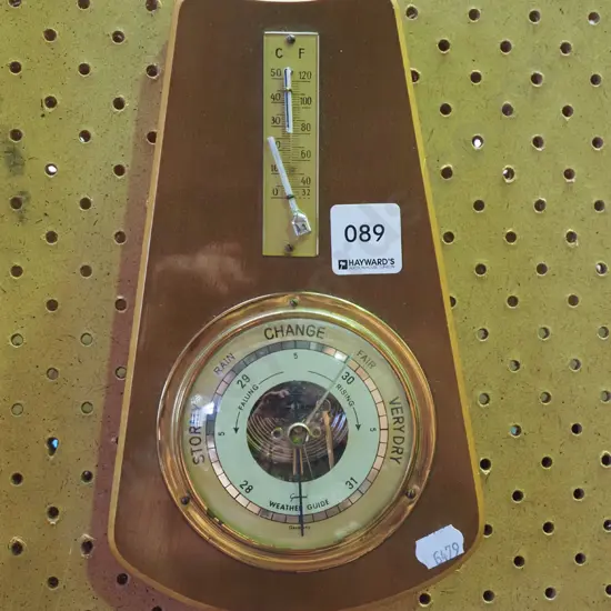 wall mounted barometer/thermometer - damage to thermometer