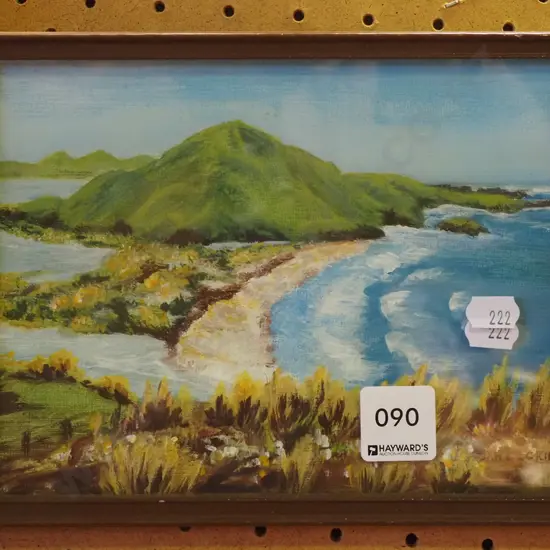 small watercolour - coastal scene