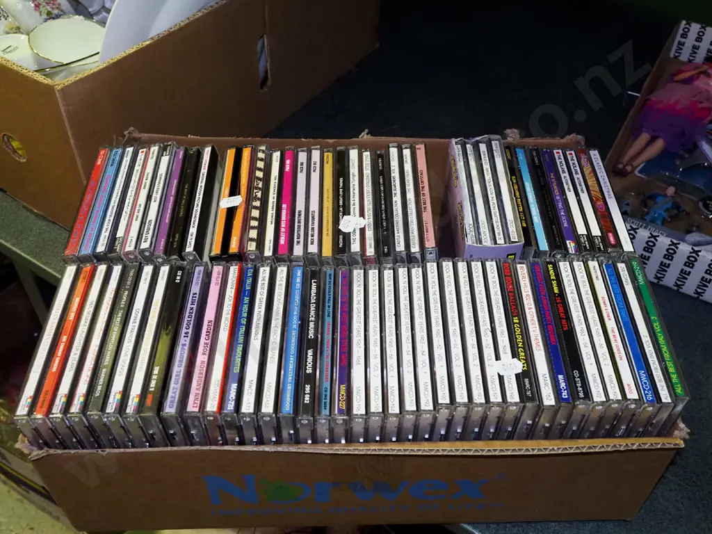 box of CDs Image 1++