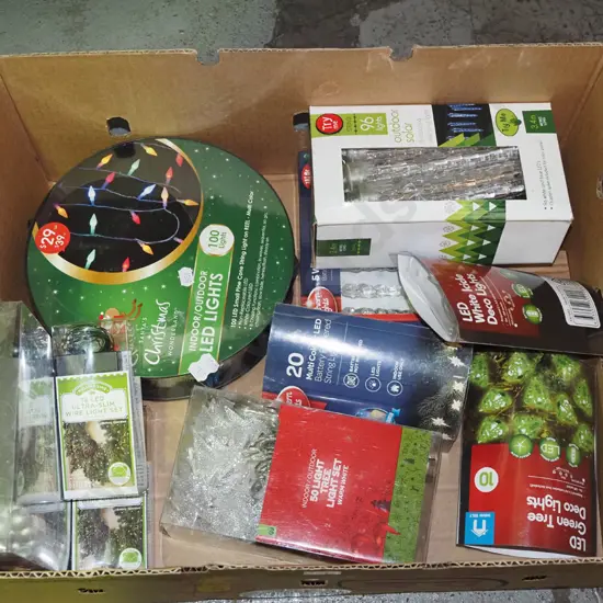 box; Xmas lights